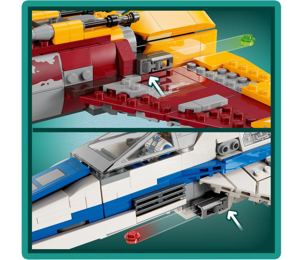 LEGO Star Wars 75364 E-Wing Nowej Republiki kontra Myśliwiec - 1170598 - zdjęcie 9